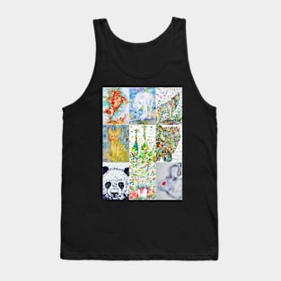 NINE ANIMALS - version 1 Tank Top